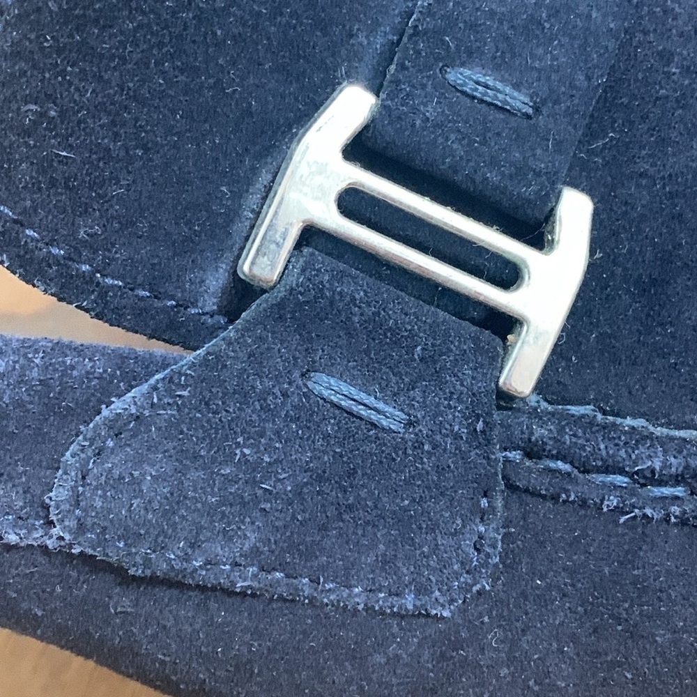 Magnanni | Blue Suede Slip On Loafers Shoes 9.5 M - Picture 15 of 16